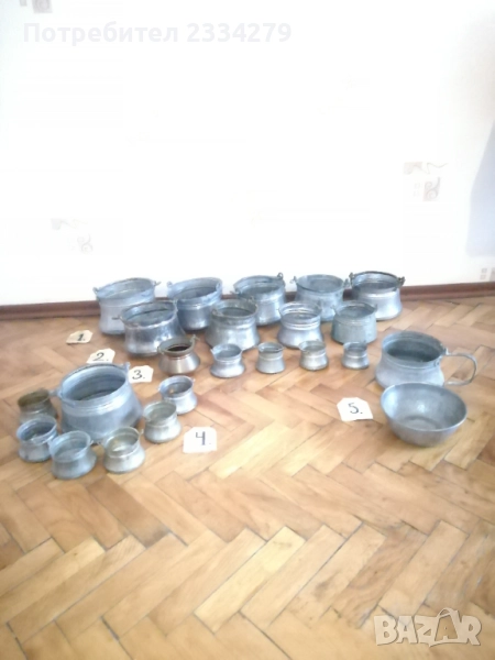 Менчета,бакърчета-котлета,,сватбарски и коледарски" калайдисани., снимка 1