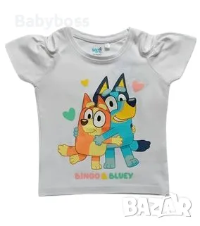 Модерна блуза с голо рамо Блуи Bluey, снимка 1