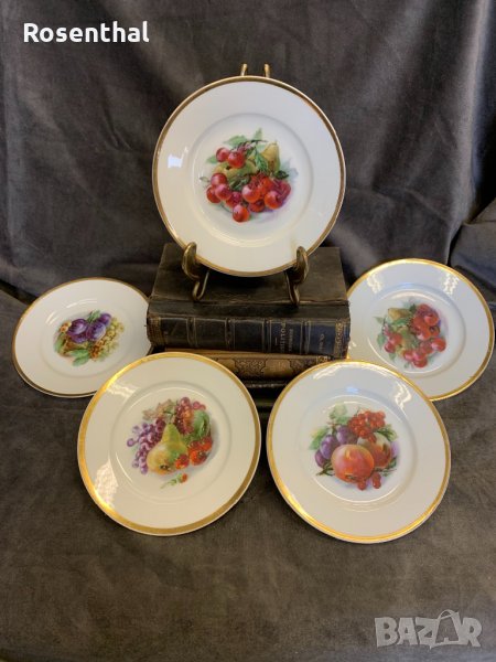 Десертни чинии -чешки порцелан МZ, снимка 1