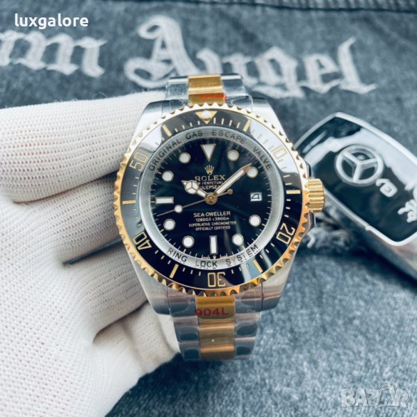 Мъжки часовник Rolex Sea-Dweller Deepsea Gold с автоматичен механизъм, снимка 1