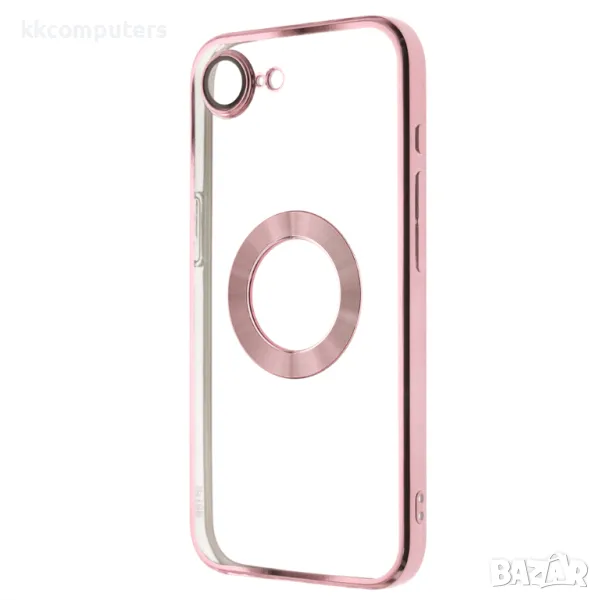Калъф GLAM / Розова-рамка / за iPhone 16e Баркод : 3131884, снимка 1