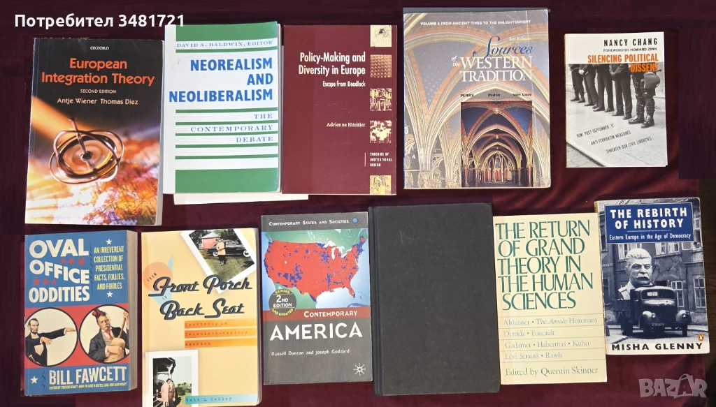 Политика, общества, история, тенденции, теории [11 книги], снимка 1