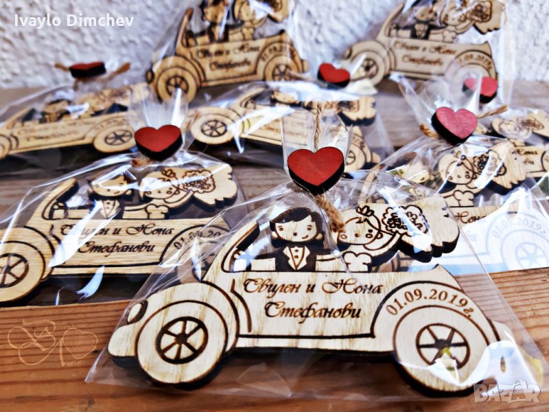 Сватбени подаръци за гостите и покани за сватба, снимка 1
