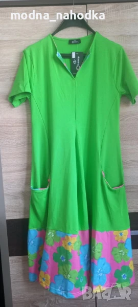 Зелена рокля chance, снимка 1