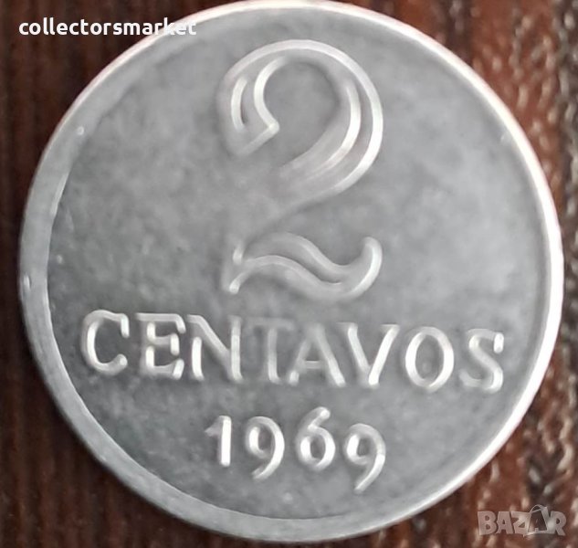 2 центаво 1969, Бразилия, снимка 1