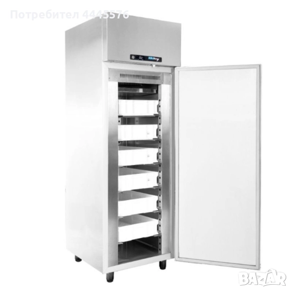 Хладилен шкаф за риба – 208 см, 3 рафта, GN 2/1, снимка 1