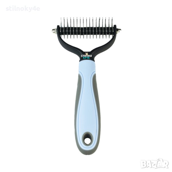 Уред за отстраняване на мъртва козина от домашен любимец Четка/Гребен за отстраняване на козина, снимка 1