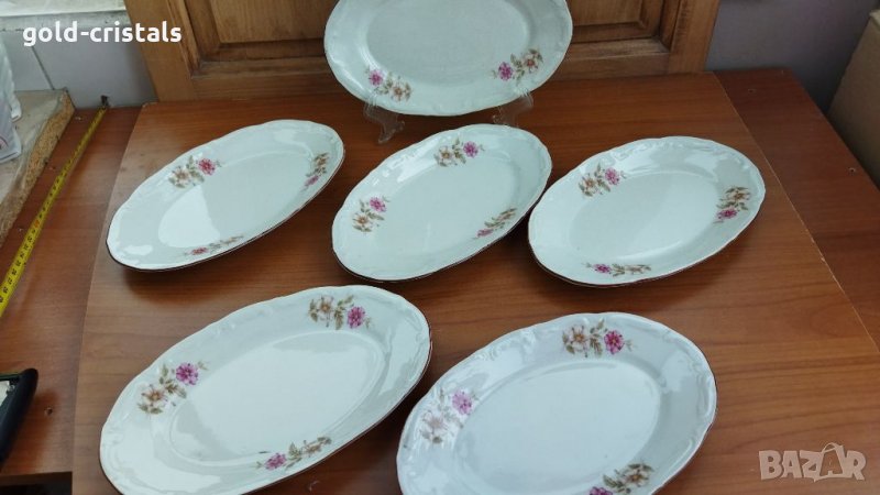 Стар български порцелан чинии, снимка 1