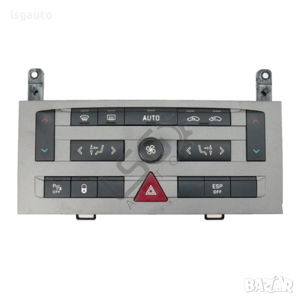 Панел климатроник с бутони за управление Peugeot 407 2004-2010 ID: 124195, снимка 1