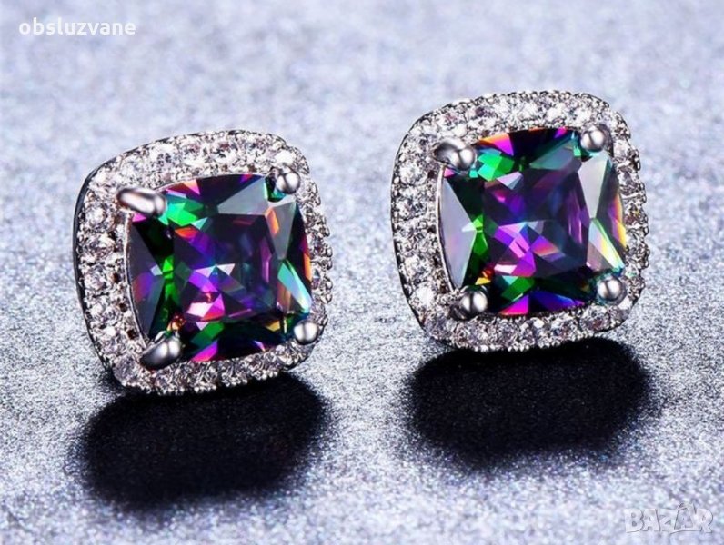  Обички с топаз, нови 💥, снимка 1