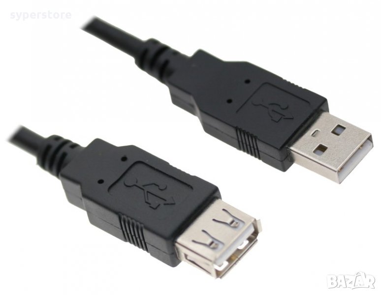 Кабел USB2.0 удължител - мъжко/женско 1,5м Digital One SP00030 Качествен Quality Cable USB2.0 type A, снимка 1