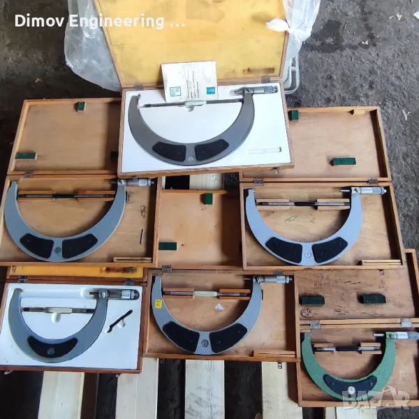 Комплект микрометри 150-300мм, снимка 1