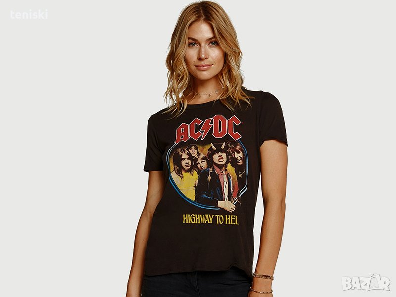  Дамска тениска AC/DC 9 модела всички размери , снимка 1