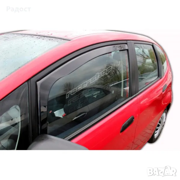 Дефлектори за прозорци за HONDA JAZZ III 5D 2008-2014 2бр(предни)
, снимка 1