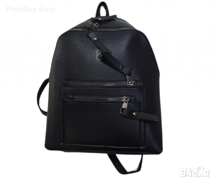 Елегантна и практична дамска кожена раница, снимка 1