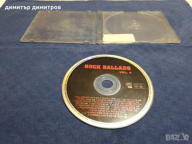 Музикален диск-rock ballads vol.4, снимка 1