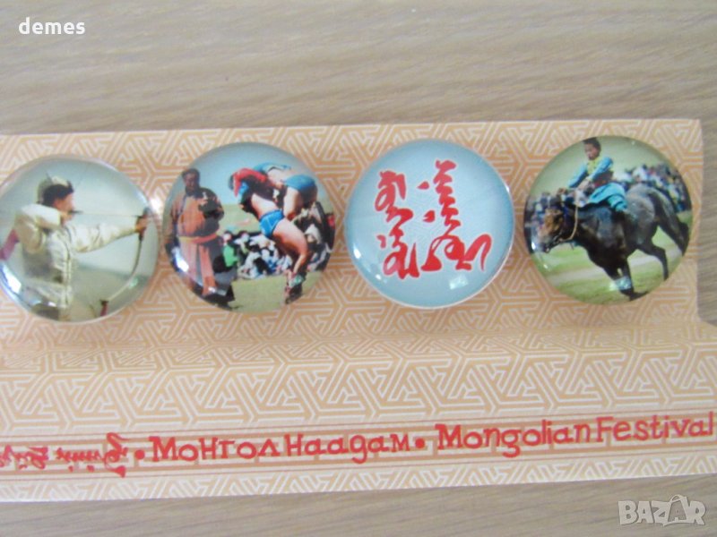Сет от 4 магнита от Монголия-серия-42, снимка 1