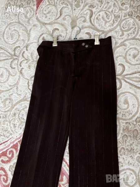 Дамски панталон - кафяв, снимка 1