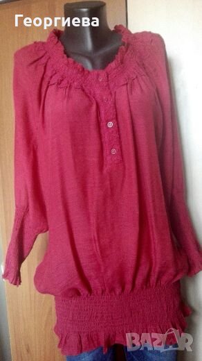 Красива червена туника🍀👗S,M👗🍀 арт.289, снимка 1