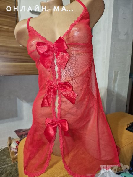 Нощничка с сатенени панделки /с. М.л, снимка 1