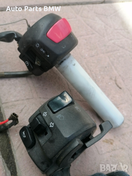 Врътка газ Ключ Фарове Yamaha R6 Старт стоп бутон палене Копче мигачи Смукач
 Ямаха Р6 , снимка 1