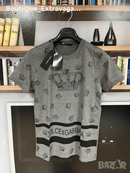 Мъжка тениска Dolce & Gabbana the Crown !!!, снимка 1
