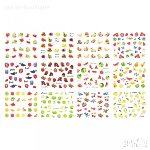 Ваденки за маникюр плодове GN113 - 130, снимка 1