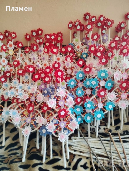 Сурвачки изработени от естествени материали, снимка 1