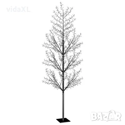 vidaXL Коледно дърво, 1200 LED сини, разцъфнала череша, 400 см（SKU:51276）, снимка 1