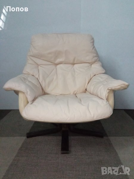 Комфортно кожено дизайнерско кресло ,Lotus", снимка 1