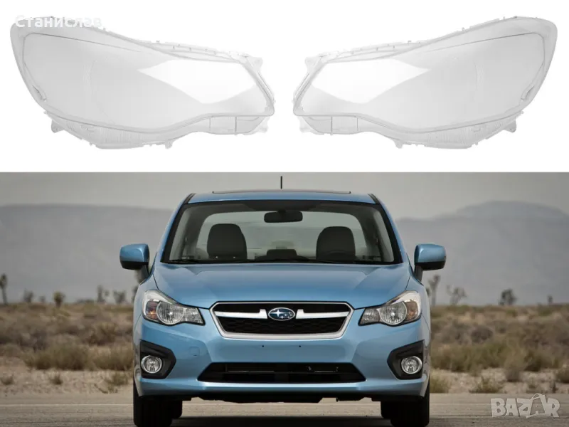 Стъкла (капаци) за фарове за Subaru Impreza 4, снимка 1