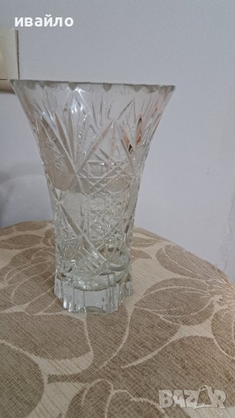 Ваза стар кристал, снимка 1