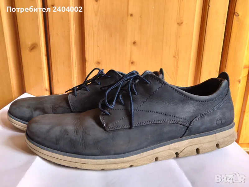 Мъжки кожени обувки Timberland №45, снимка 1