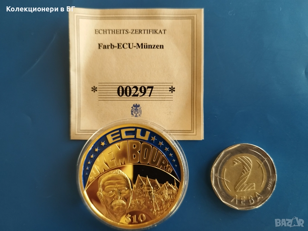 ГОЛЯМА ‼ПОЗЛАТЕНА‼ ВЪЗПОМЕНАТЕЛНА МОНЕТА - ЛИБЕРИЯ, снимка 1