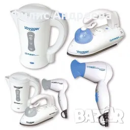 Туристически комплект 3 в 1 - Сешоар, чайник за вода, парна ютия FIRST, снимка 1