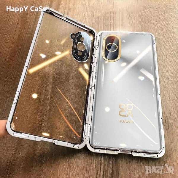 Huawei Nova 10 Pro / 10 SE / Двоен 360 градуса магнитен кейс калъф с вграден протектор за камера, снимка 1
