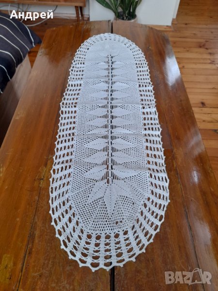 Стара плетена покривка #20, снимка 1