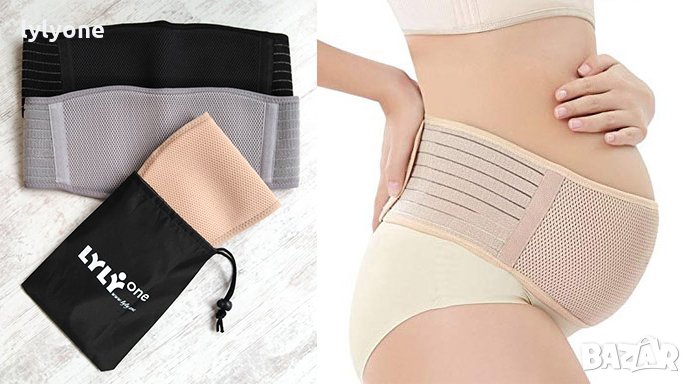 Колан за бременни + чанта за съхранение * Нов поддържащ еластичен колан за бремени * Цветове, снимка 1