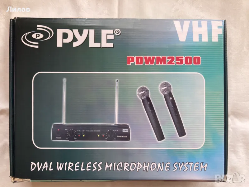 Продавам професионална микрофонна система Pyle Pdwm-2500, снимка 1