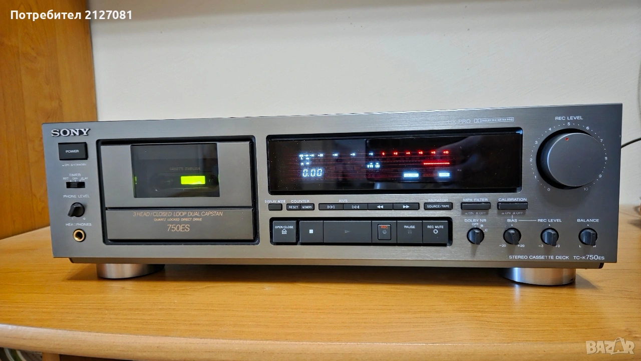 sony tc k750es, снимка 1
