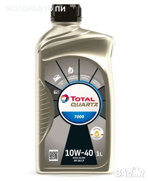 Масло TOTAL QUARTZ 7000 10W40 – 1 литър, снимка 1