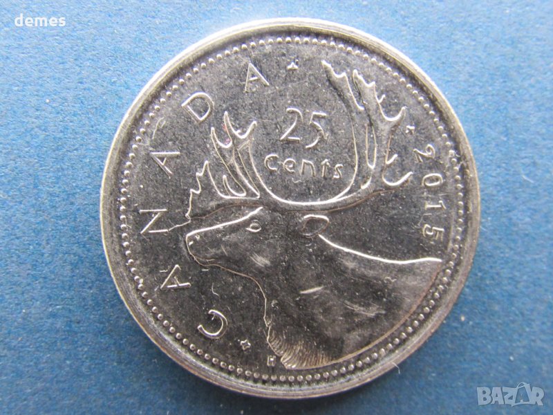 Канада- 25 цента,2015 г., перфектна, снимка 1