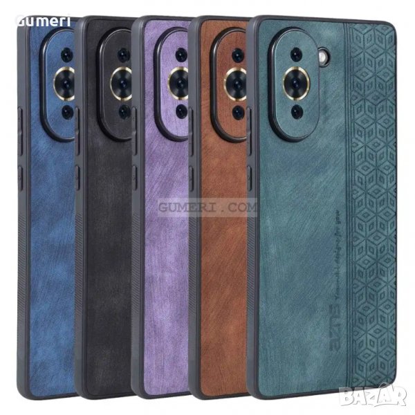 Huawei Nova 10 - Кожен Гръб със Защита за Камерата, снимка 1