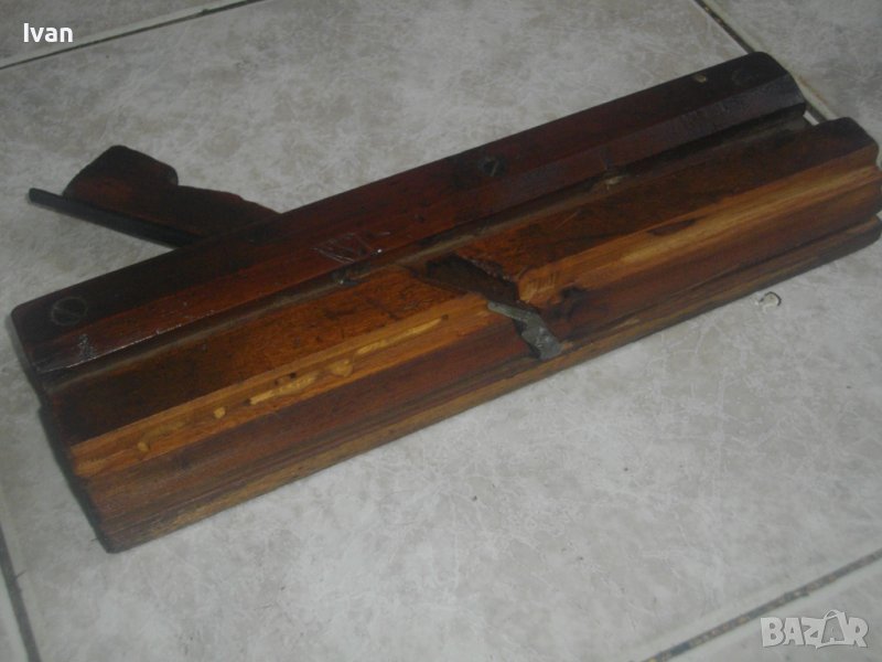 Профилно Фалцово Ренде-С Фалцов Нож-Старо Качество-Немско-Ръчно-Дърводелско-За Фалцове/Нутове, снимка 1