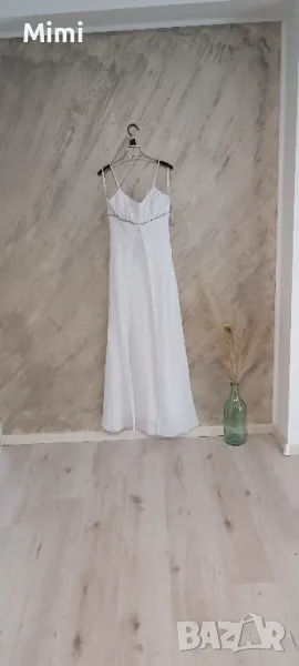 Нежна Бяла рокля за булка/ кръщене/ повод размер L/XL, снимка 1
