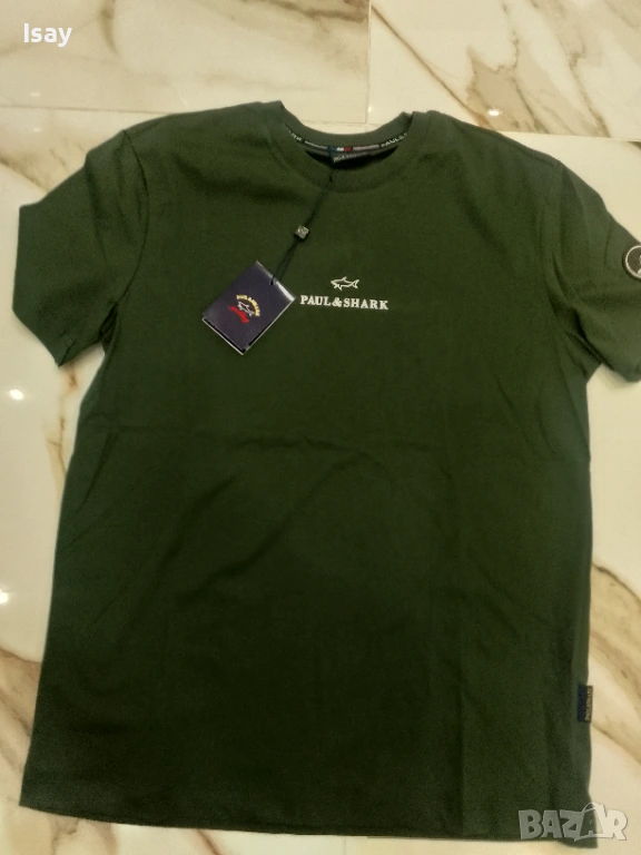Мъжка тениска Паул Шарк М последен размер в тъмно зелен цвят , снимка 1
