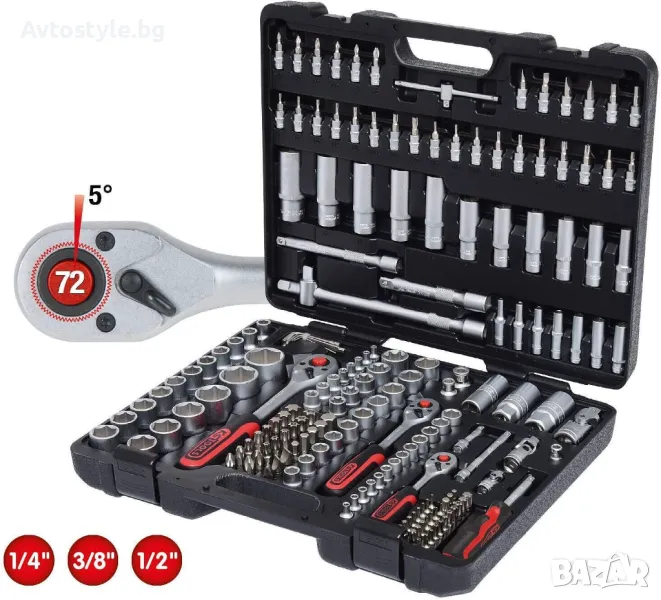 Kомплект вложки 1/4,3/8,1/2,17; KS TOOLS, 917.0779 , снимка 1