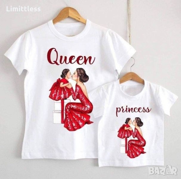 Комплект тениски или блузи за мама и дете Мама и аз бебе , снимка 1