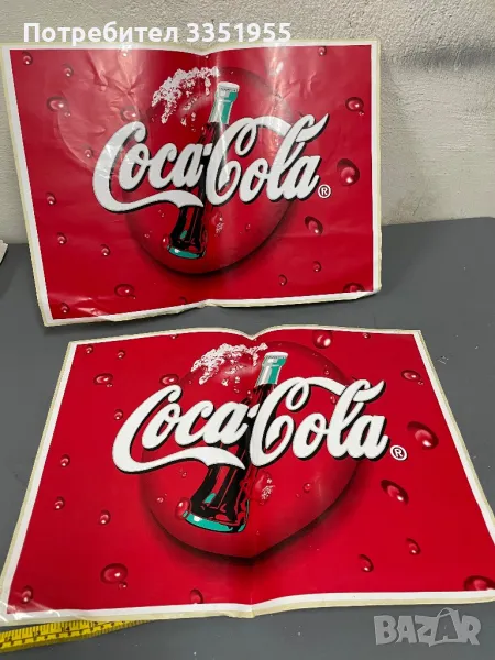 Стари големи лепенки Coca Cola, снимка 1