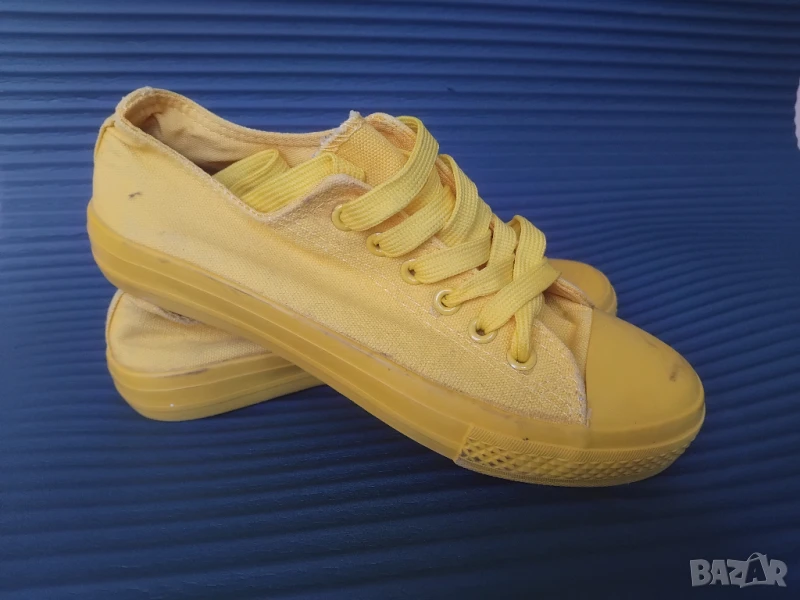 Жълти Спортни Кецове, снимка 1